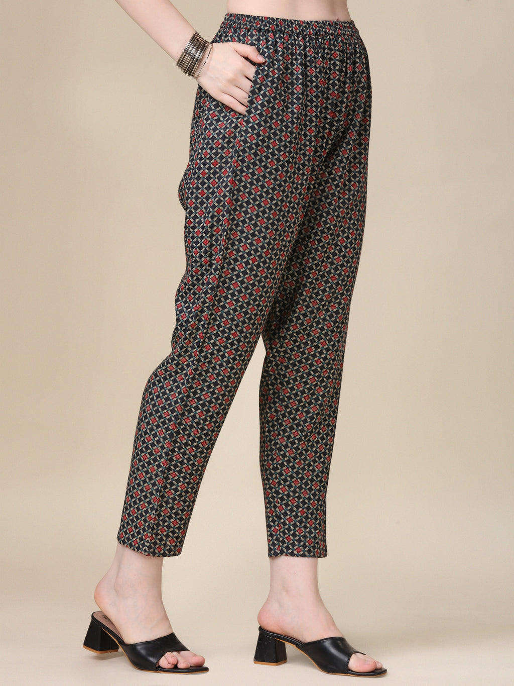 Printed Kurta Set with Pant and Dupatta, Multicolor