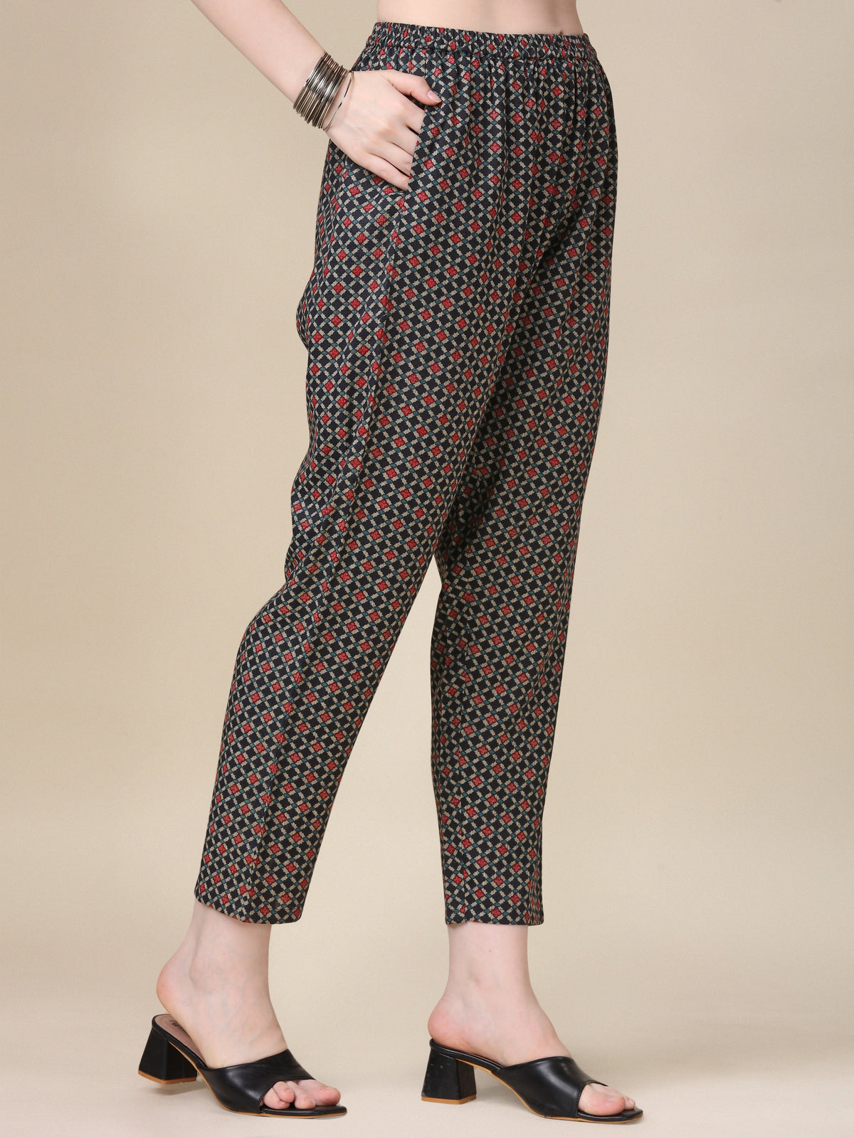 Printed Kurta Set with Pant and Dupatta, Multicolor