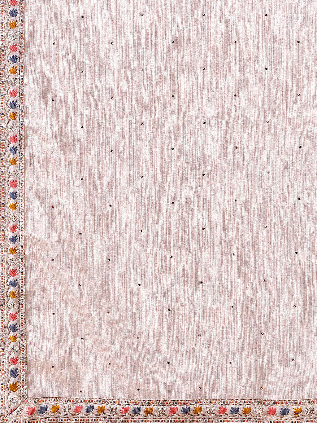 Multicolor Pure Muslin Banarasi Jacquard Kurta with Trousers & Dupatta