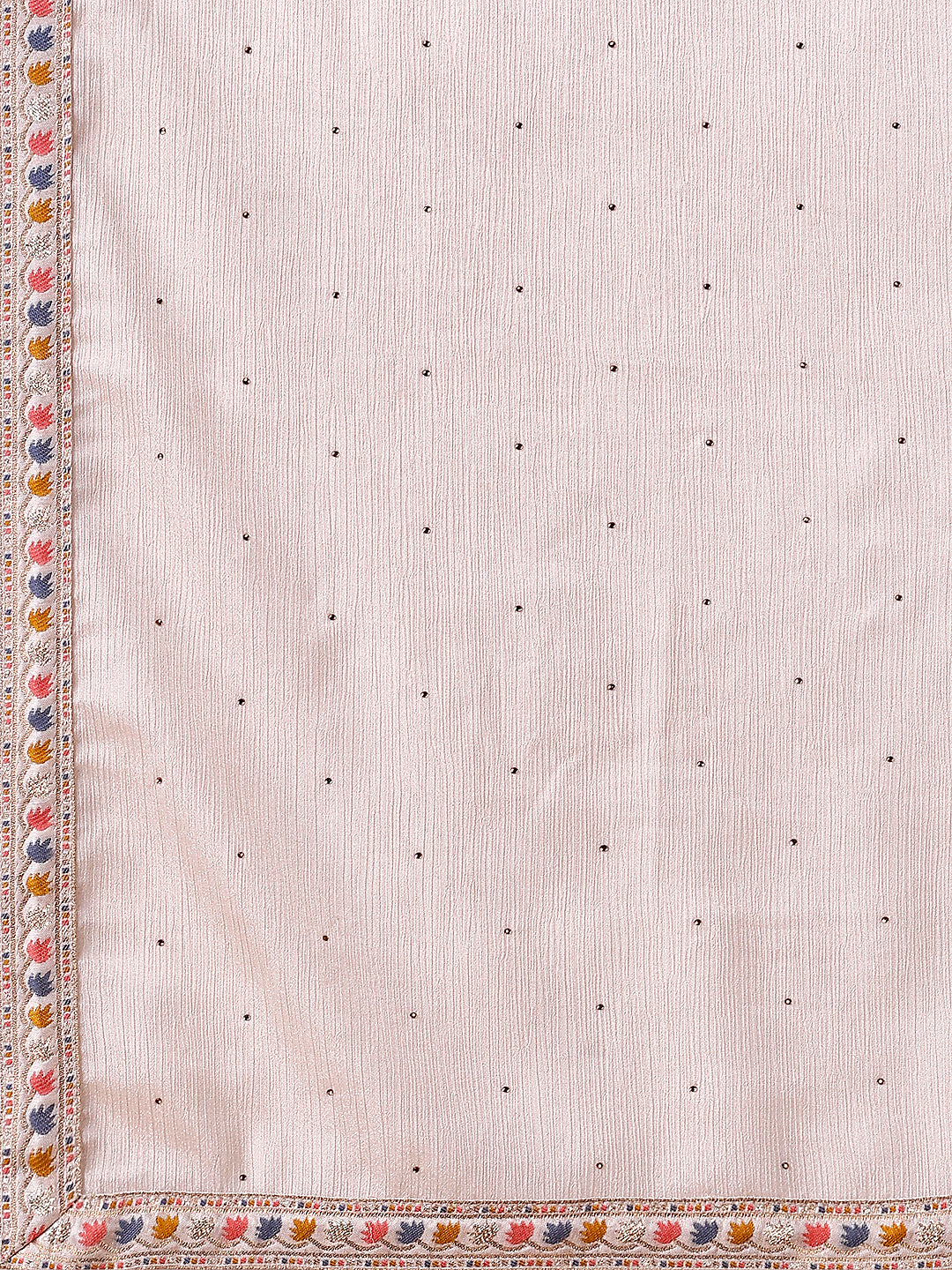 Multicolor Pure Muslin Banarasi Jacquard Kurta with Trousers & Dupatta