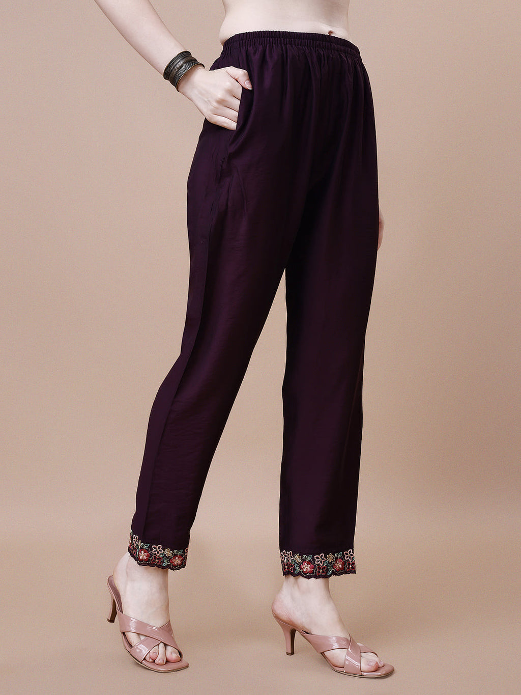 Premium Multicolor Alia Cut Embroidered Kurta Set with Dupatta