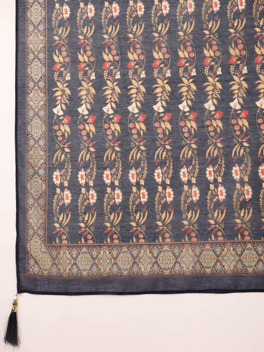 Multicolor Ethnic Motif Printed Kurta Set with Pant and Dupatta