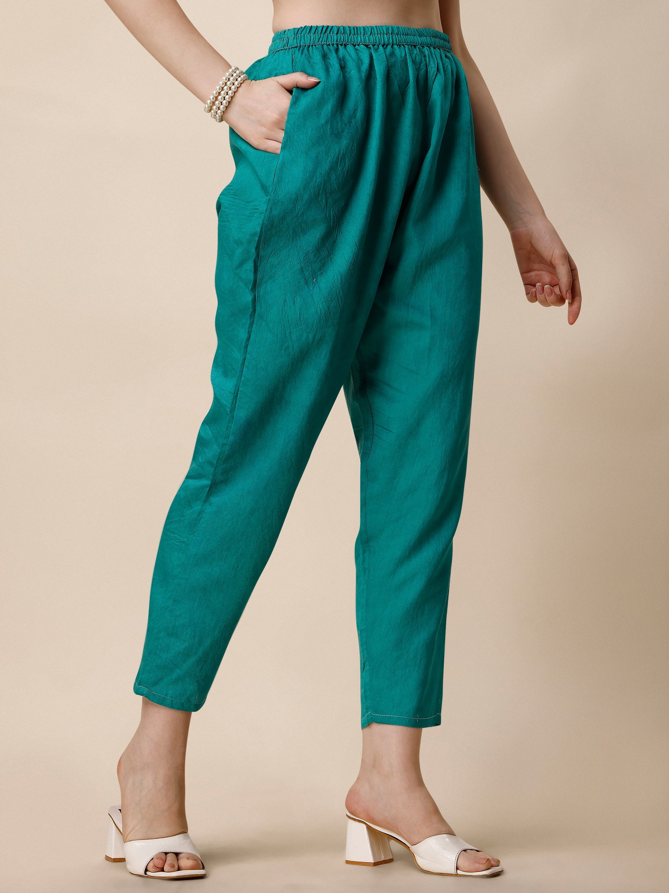 Embroidered Kurta With Pant And Dupatta Set, Multicolor - Hiral Fashion