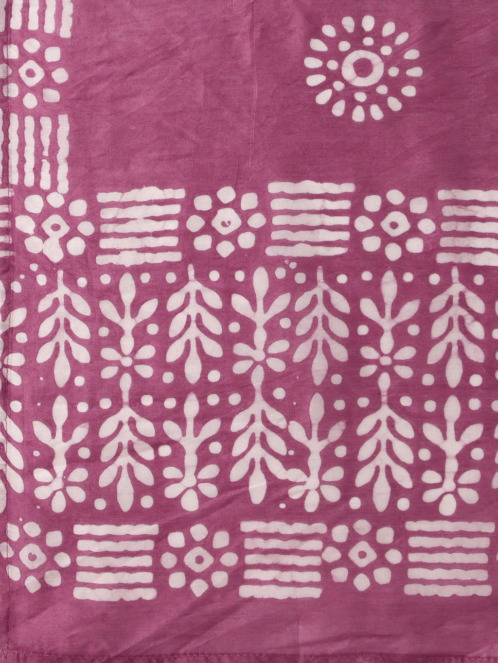 Multicolor Chanderi Bandhni Printed Kurta Set with Pant & Dupatta