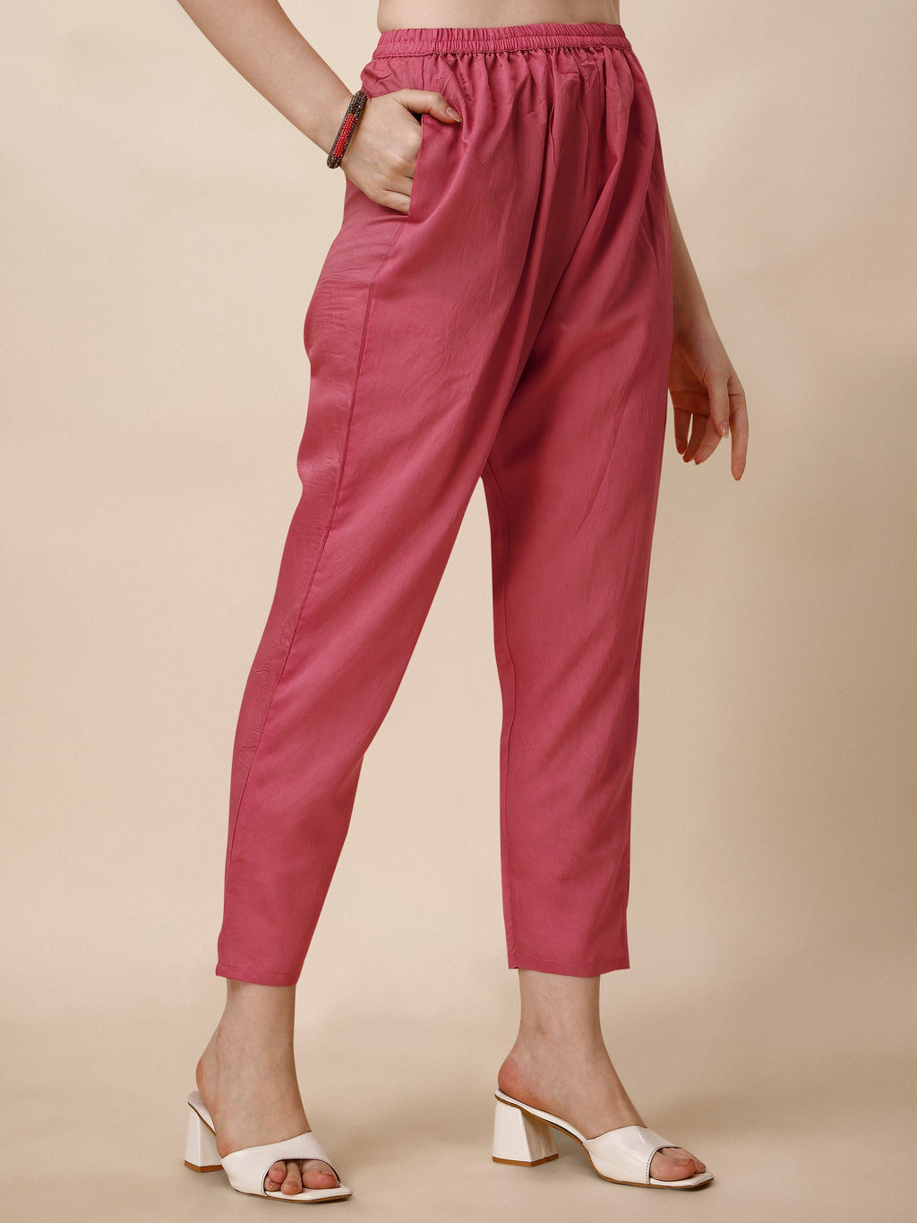 Printed & Embroidered Kurta With Pant & Dupatta Set, Multicolor - Hiral Fashion