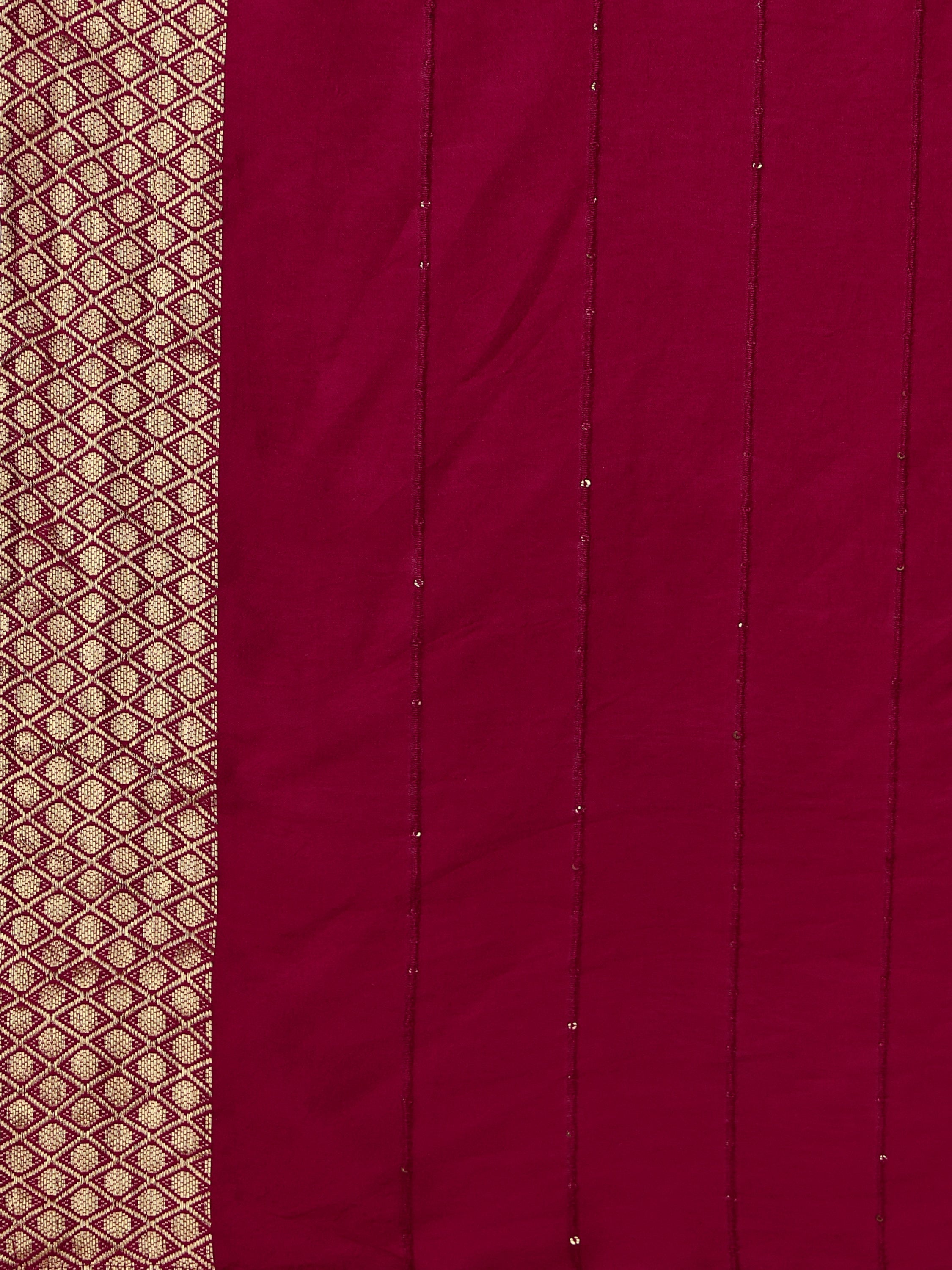 Hand Embroidered Kurta with Pant and Dupatta Set in Multicolor