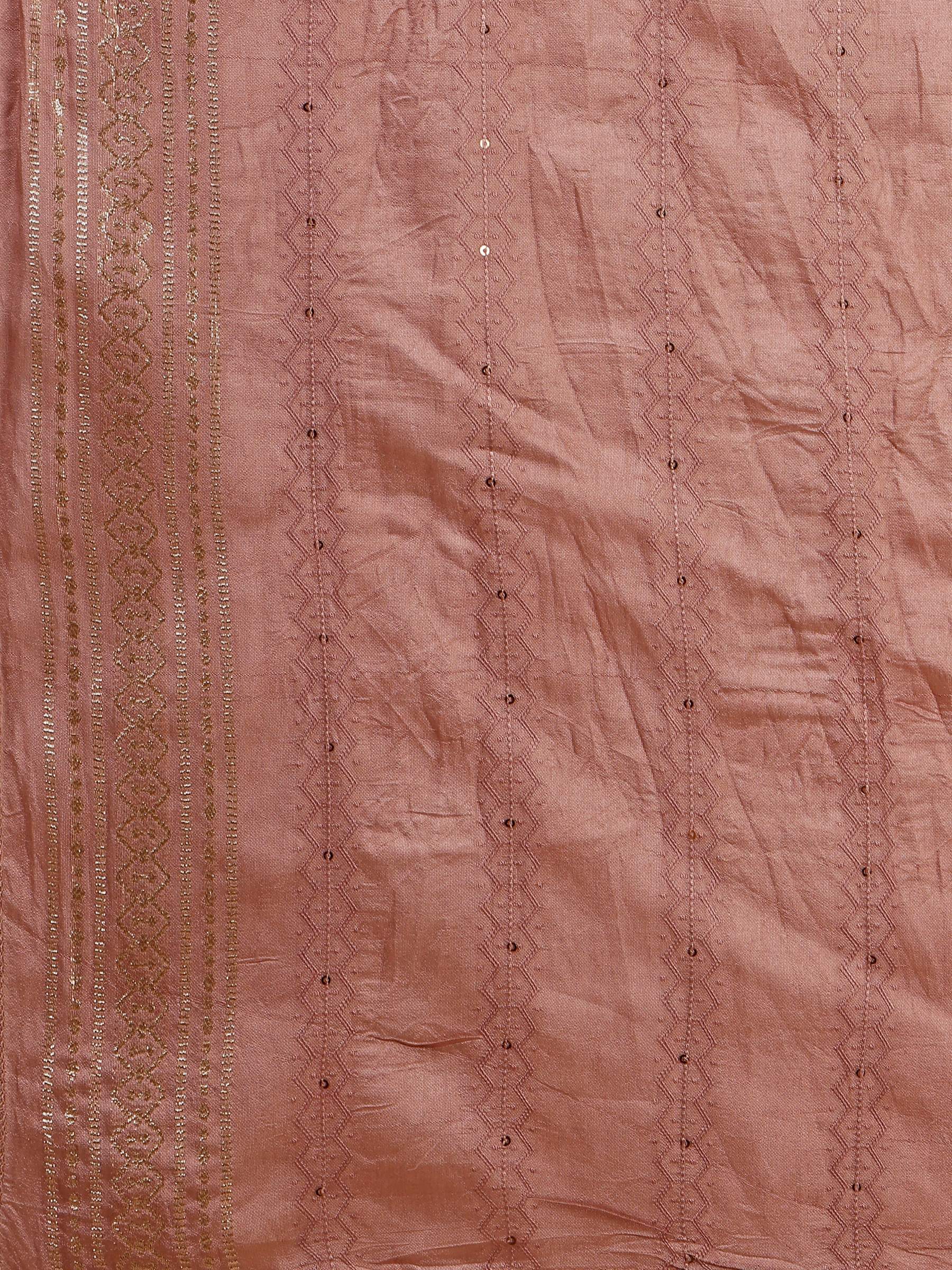 Multicolor Embroidered Kurta With Pant And Dupatta Set