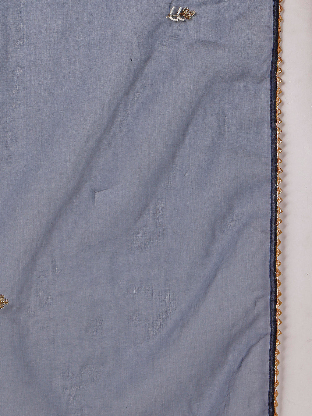 Hand Embroidered Lavender Kurta Set with Pant and Dupatta