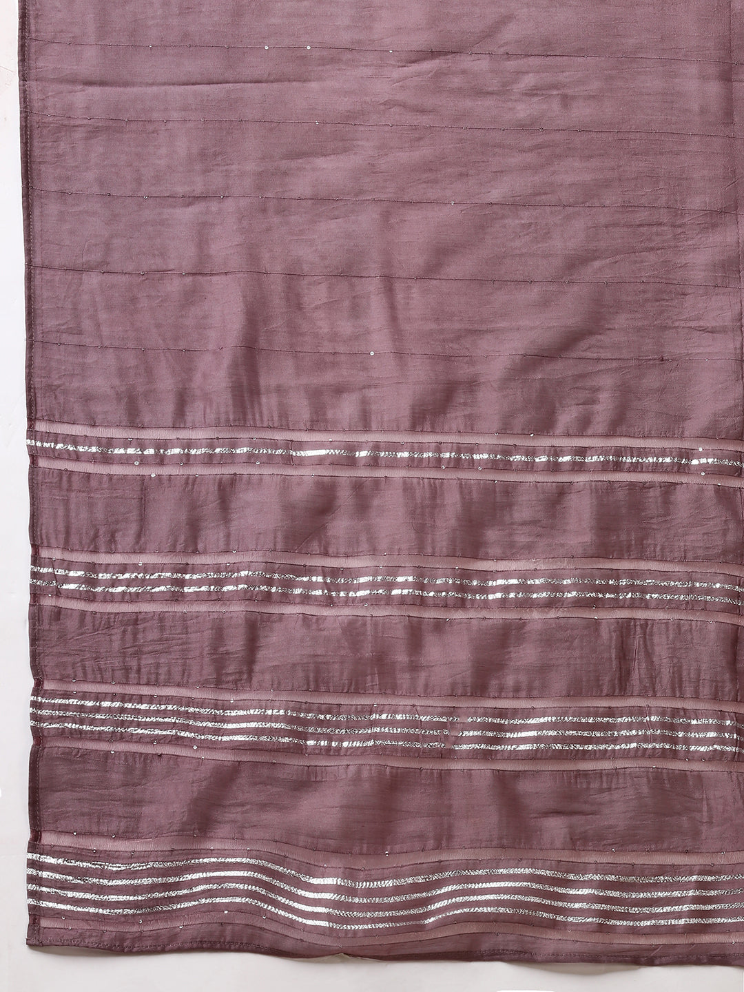 Embroidered Lavender Kurta Set with Pant and Dupatta - Multicolor