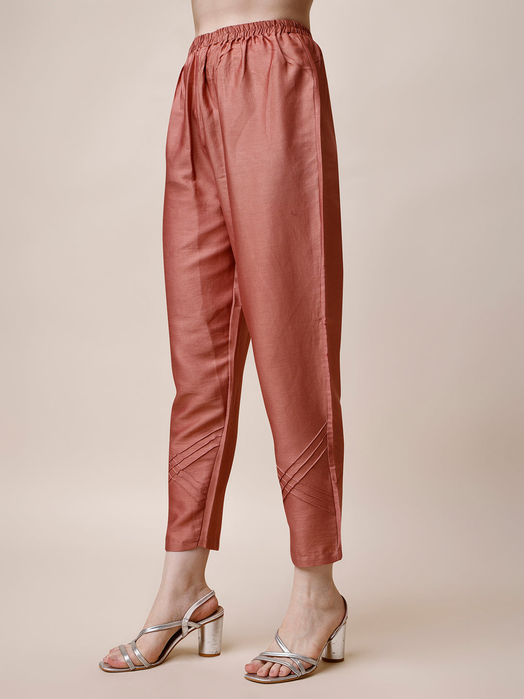 Multicolor Hand Embroidered Kurta Set with Pant and Dupatta