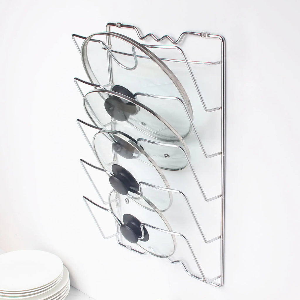 Multifunctional Wall-mounted Metal Cutting Board Rack