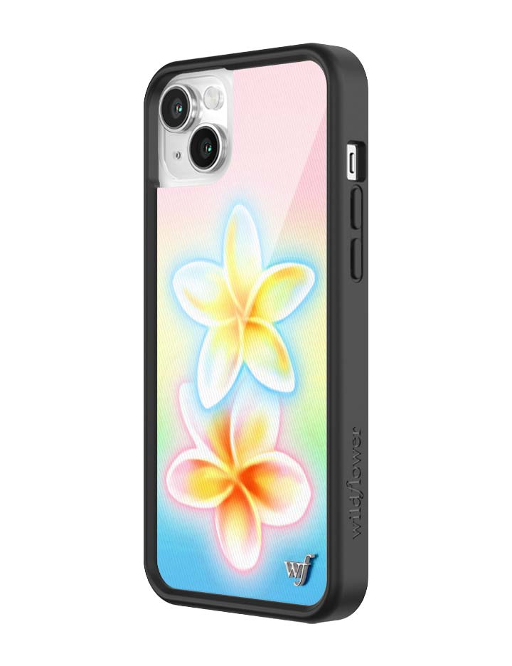 Pastel Plumeria Gradient iPhone Case with Floral Print - Image 42
