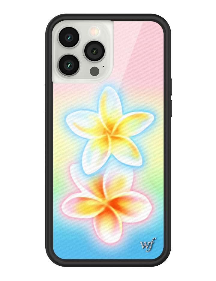 Pastel Plumeria Gradient iPhone Case with Floral Print - Image 39