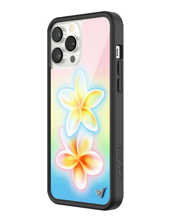 Pastel Plumeria Gradient iPhone Case with Floral Print - Image 40