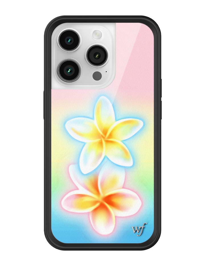 Pastel Plumeria Gradient iPhone Case with Floral Print - Image 35