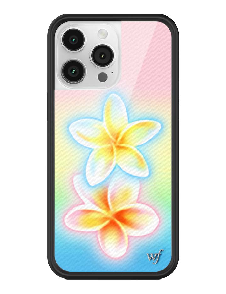 Pastel Plumeria Gradient iPhone Case with Floral Print - Image 33