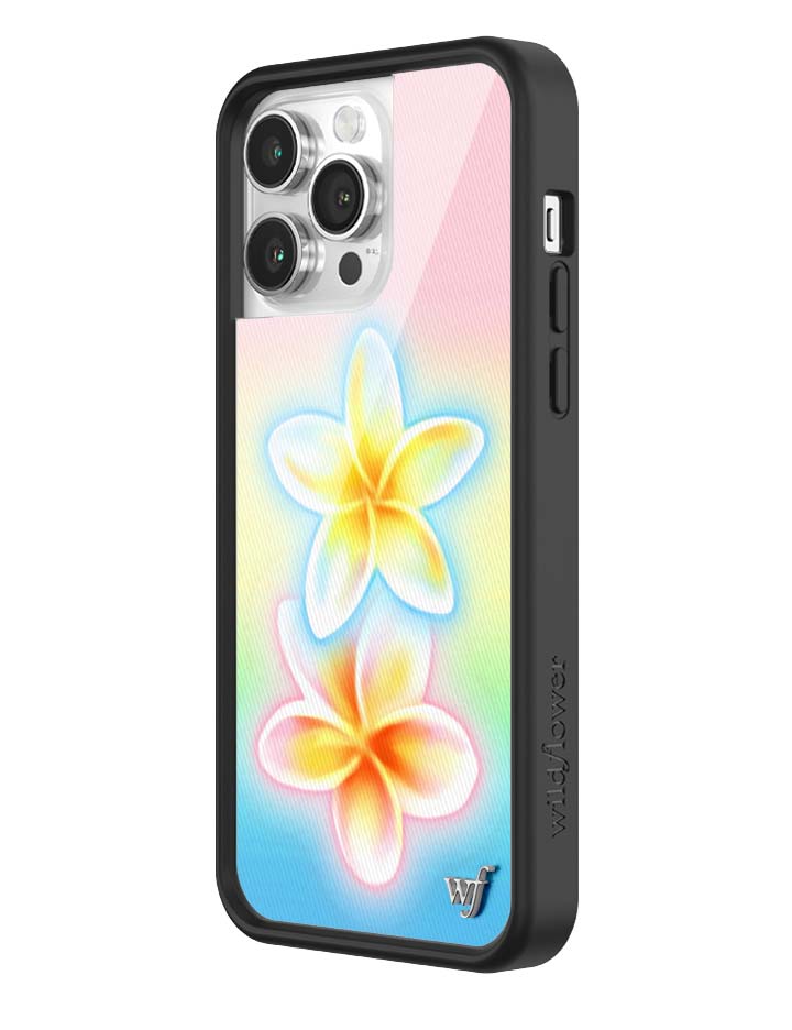 Pastel Plumeria Gradient iPhone Case with Floral Print - Image 34