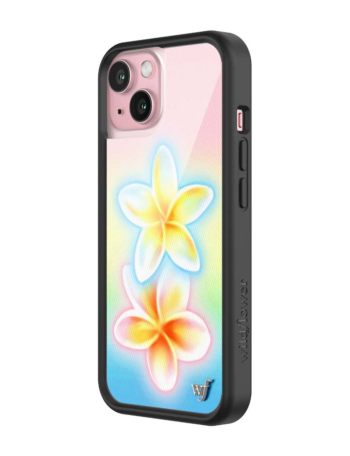 Pastel Plumeria Gradient iPhone Case with Floral Print - Image 32