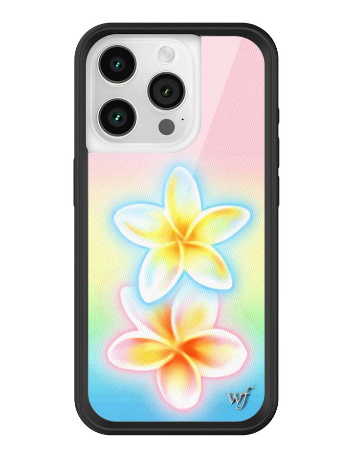 Pastel Plumeria Gradient iPhone Case with Floral Print - Image 29