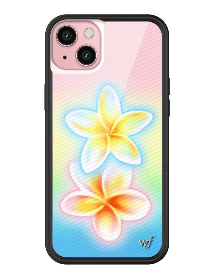 Pastel Plumeria Gradient iPhone Case with Floral Print - Image 27