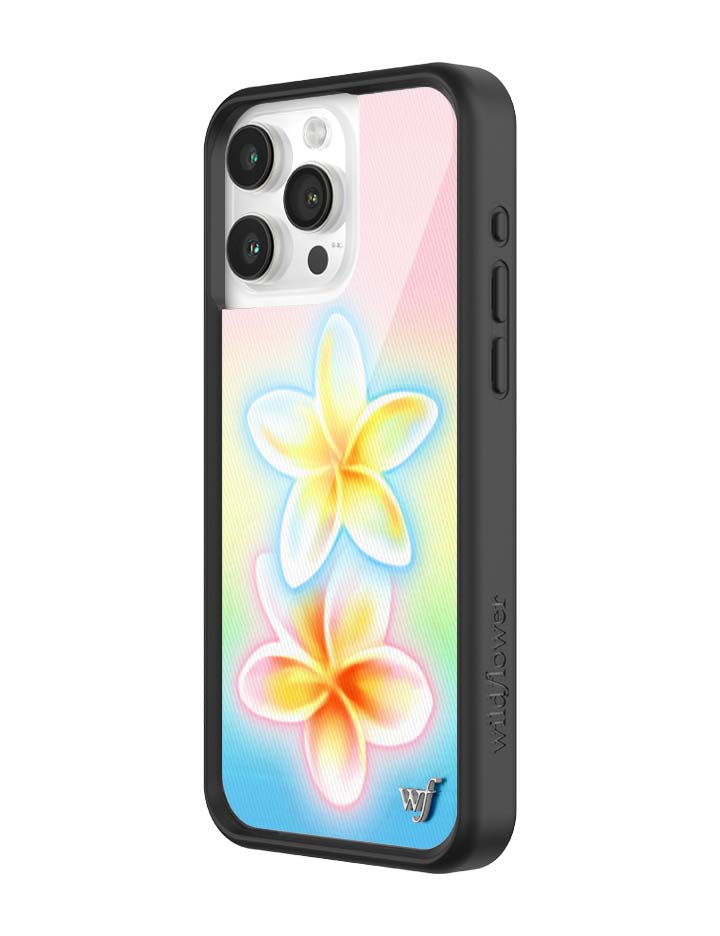 Pastel Plumeria Gradient iPhone Case with Floral Print - Image 26