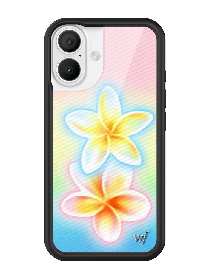 Pastel Plumeria Gradient iPhone Case with Floral Print - Image 21