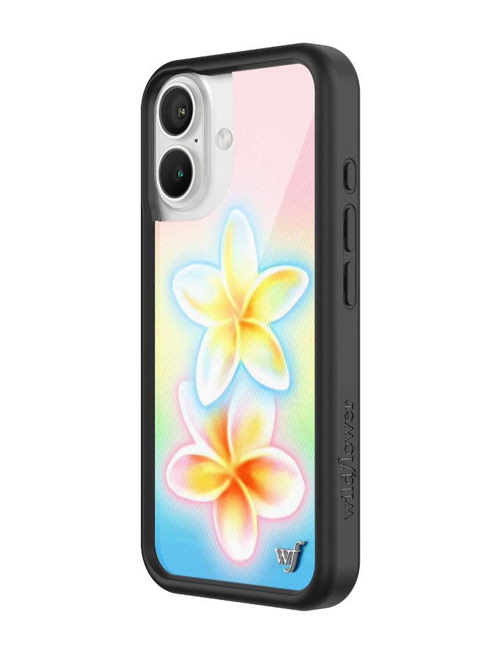 Pastel Plumeria Gradient iPhone Case with Floral Print - Image 22