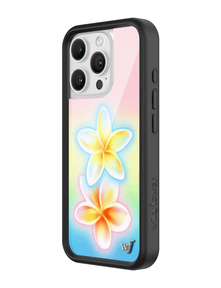 Pastel Plumeria Gradient iPhone Case with Floral Print - Image 20