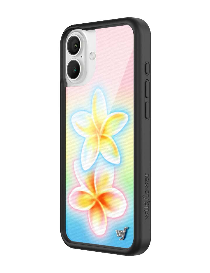 Pastel Plumeria Gradient iPhone Case with Floral Print - Image 18