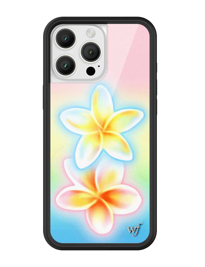 Pastel Plumeria Gradient iPhone Case with Floral Print - Image 15