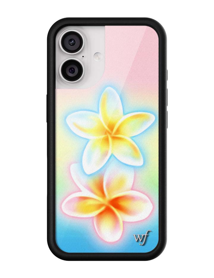 Pastel Plumeria Gradient iPhone Case with Floral Print - Image 7