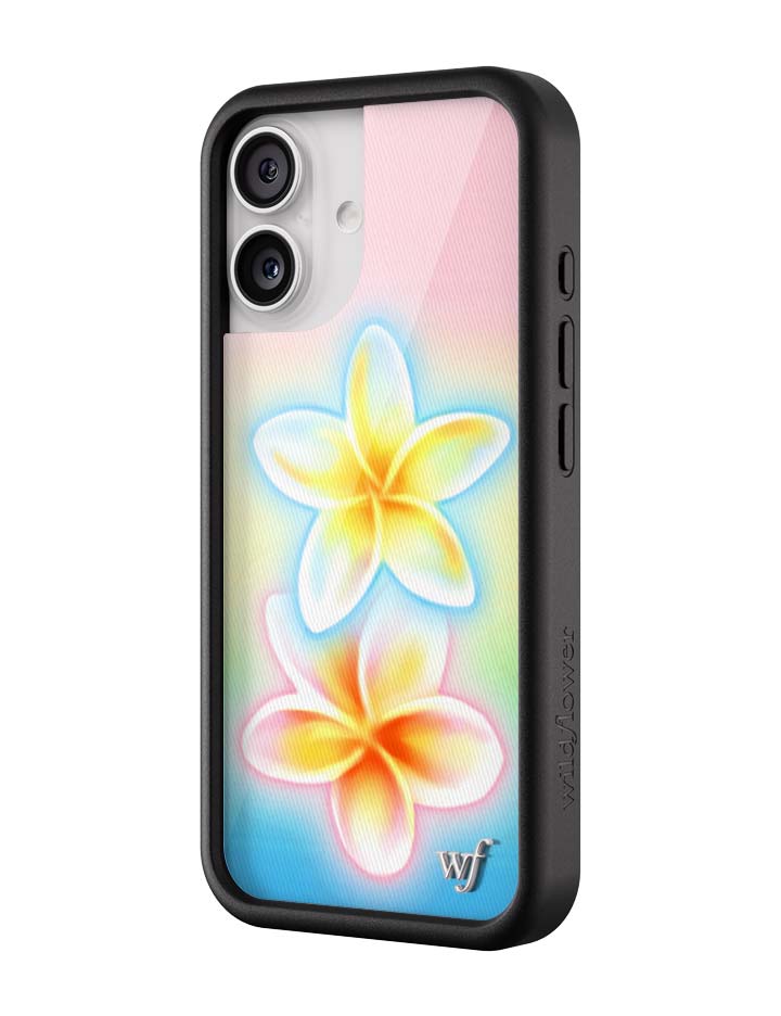 Pastel Plumeria Gradient iPhone Case with Floral Print - Image 8