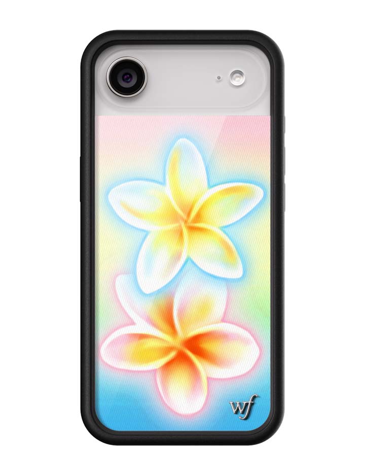 Pastel Plumeria Gradient iPhone Case with Floral Print - Image 12