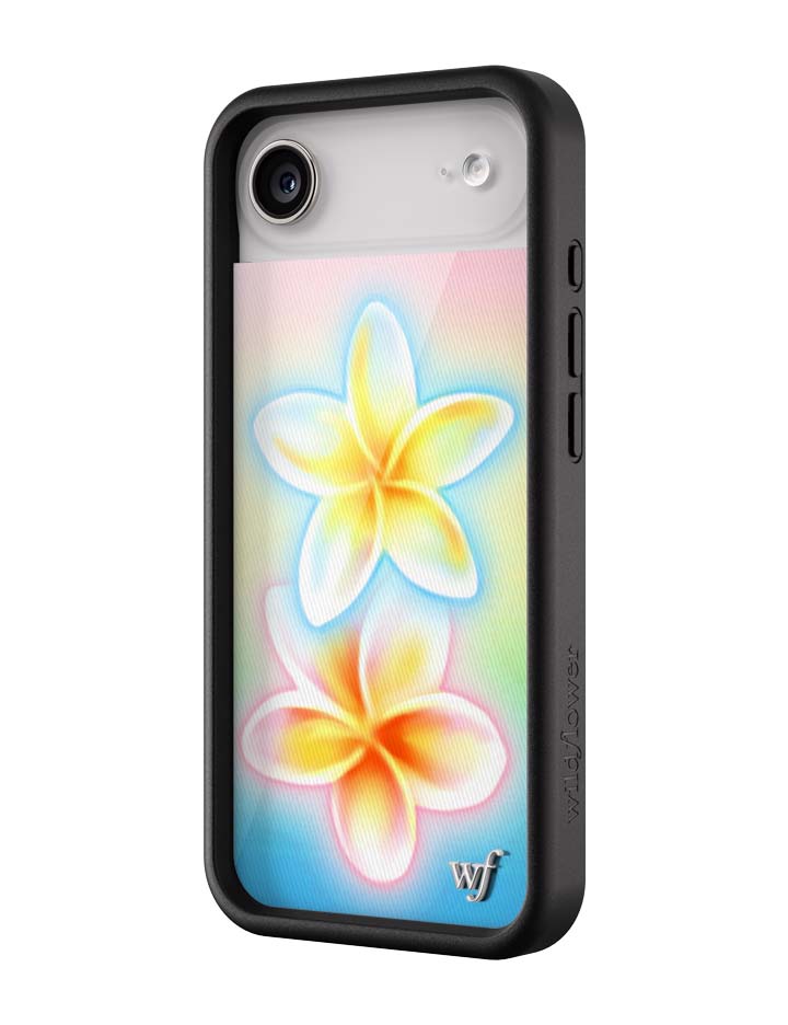 Pastel Plumeria Gradient iPhone Case with Floral Print - Image 13