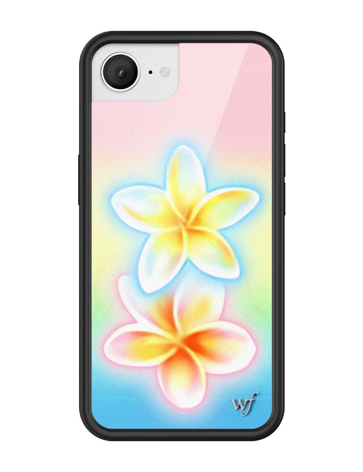 Pastel Plumeria Gradient iPhone Case with Floral Print - Image 10