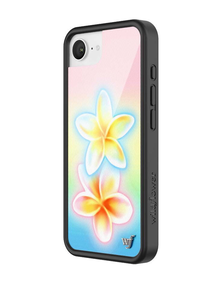Pastel Plumeria Gradient iPhone Case with Floral Print - Image 11