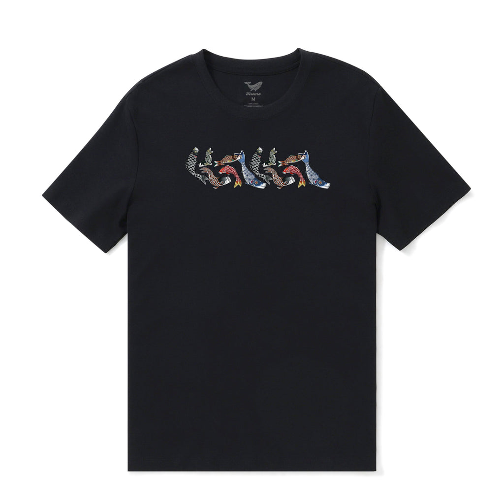 Men's Graceful Nishiki Graphic Crew Neck Cotton T-Shirt