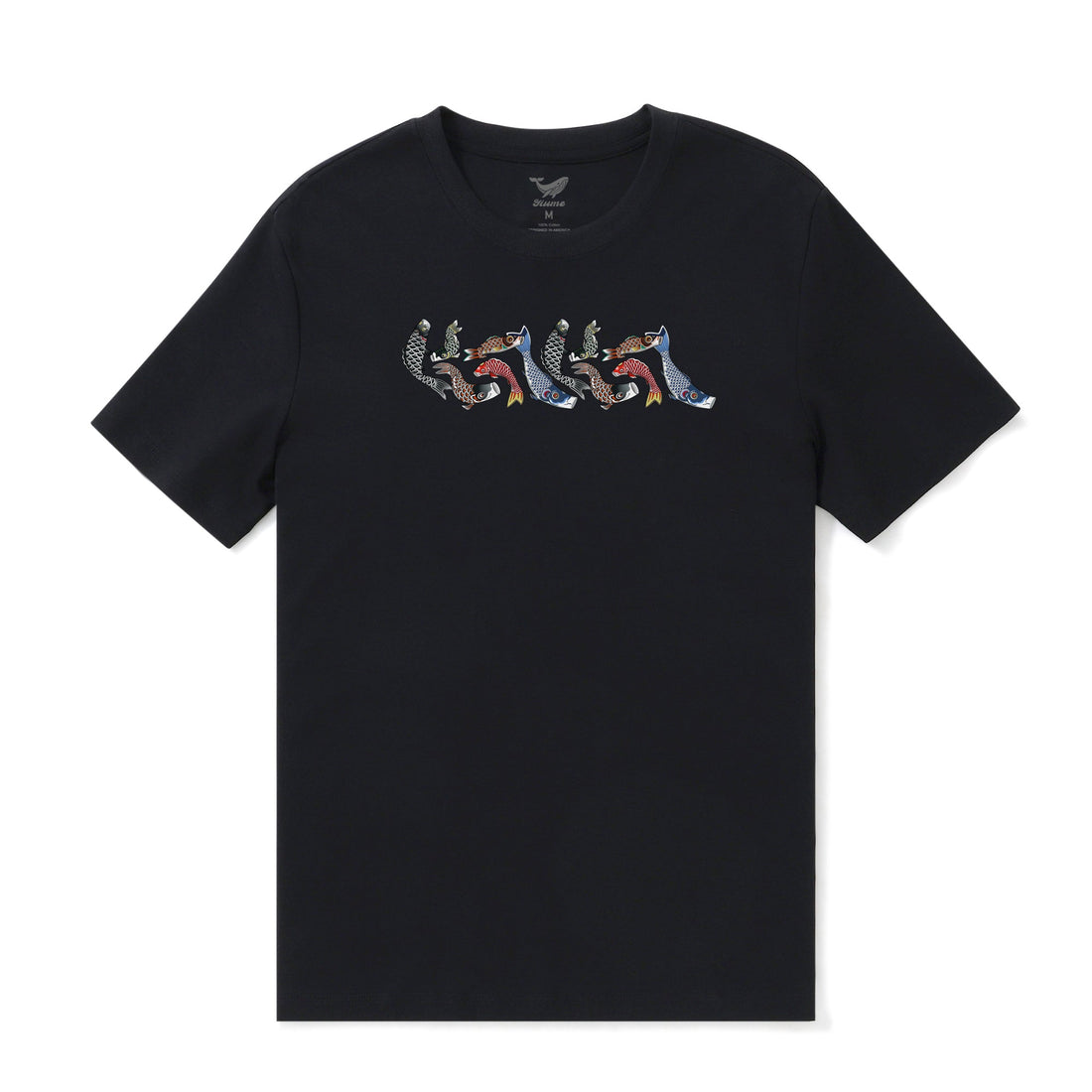 Men's Graceful Nishiki Graphic Crew Neck Cotton T-Shirt