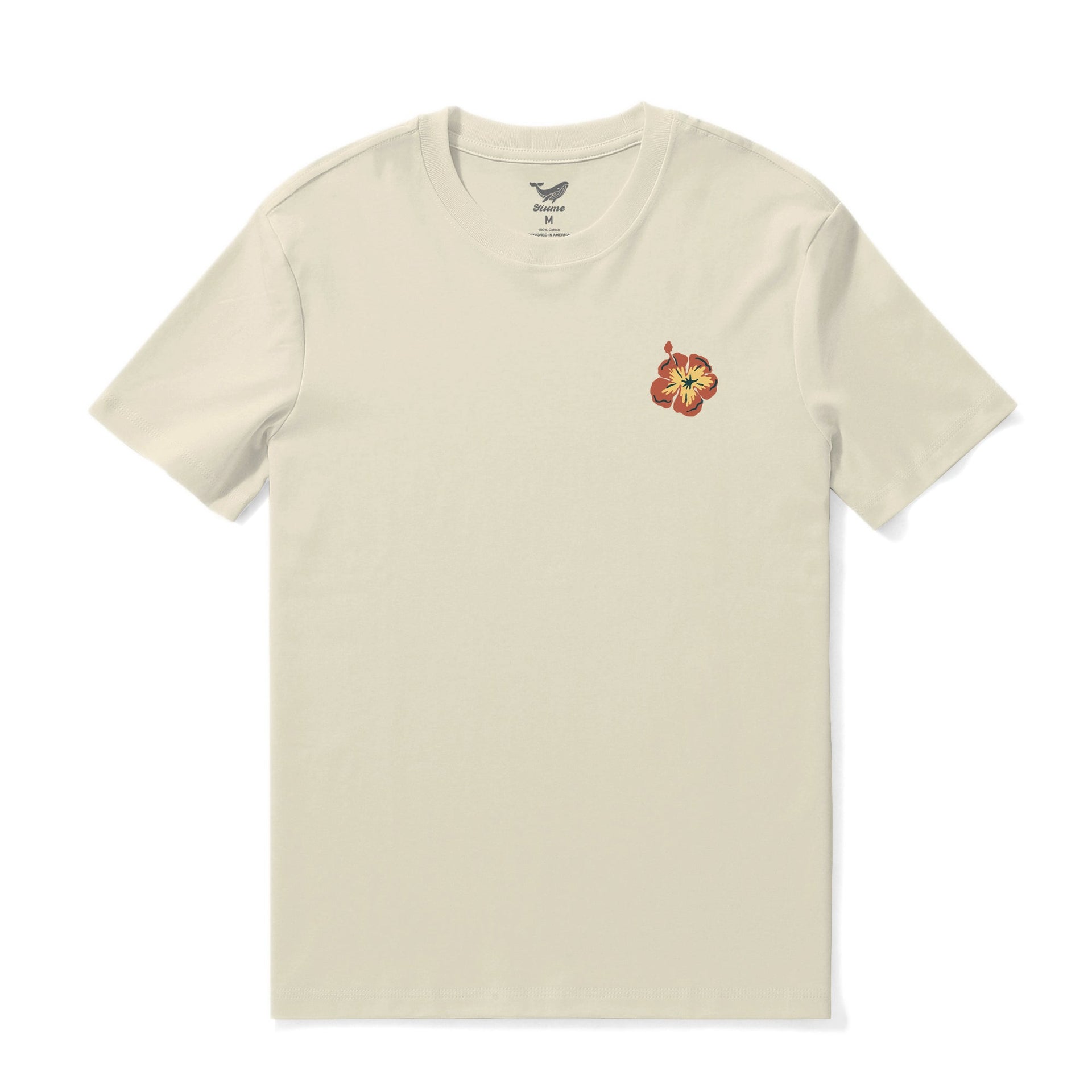 Sunset Palms Hawaiian Graphic Tee - 100% Cotton Crew Neck Shirt