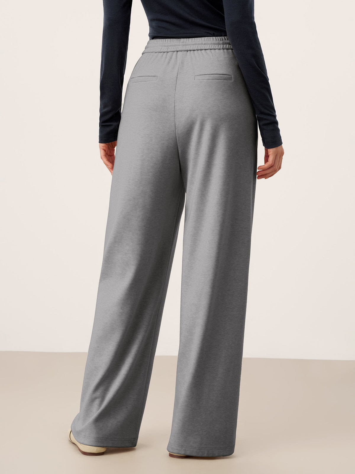 Lyocell-Blend Sculpted Pin-Tuck Drawstring Straight Trousers TAMSIN