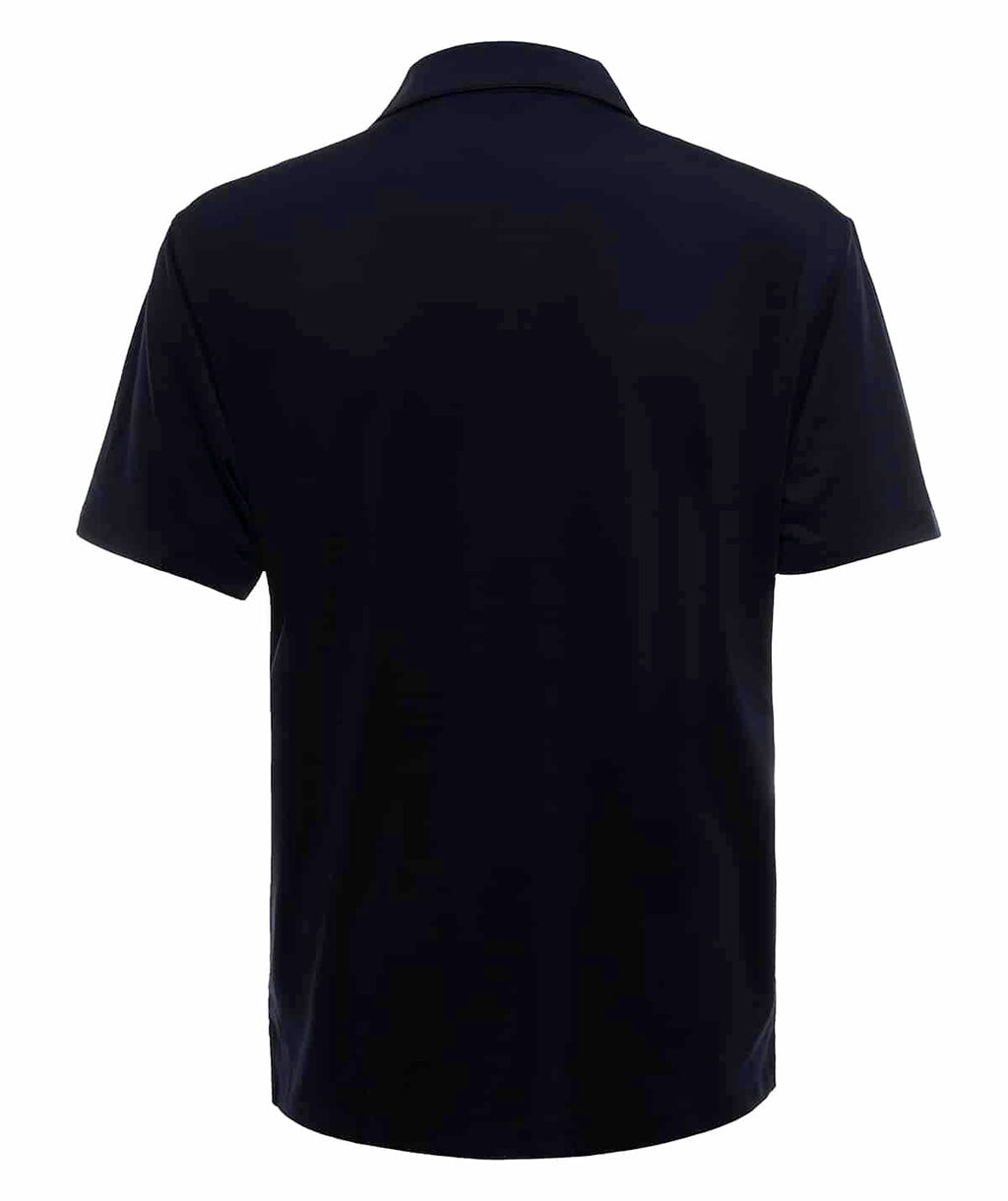 Mens UPF 50 Performance Polo Shirt in Navy Blue - Image 11