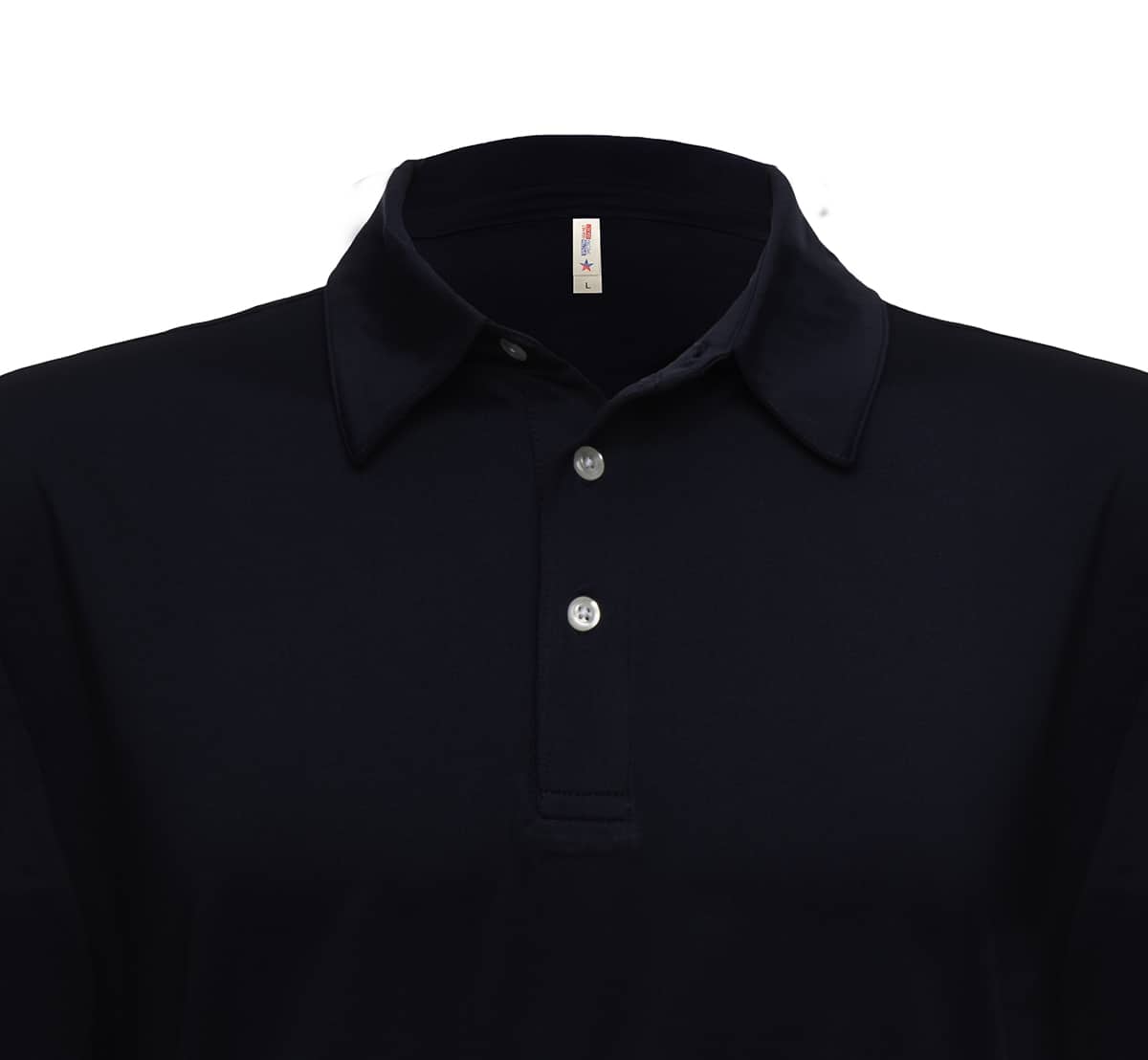 Mens UPF 50 Performance Polo Shirt in Navy Blue - Image 12
