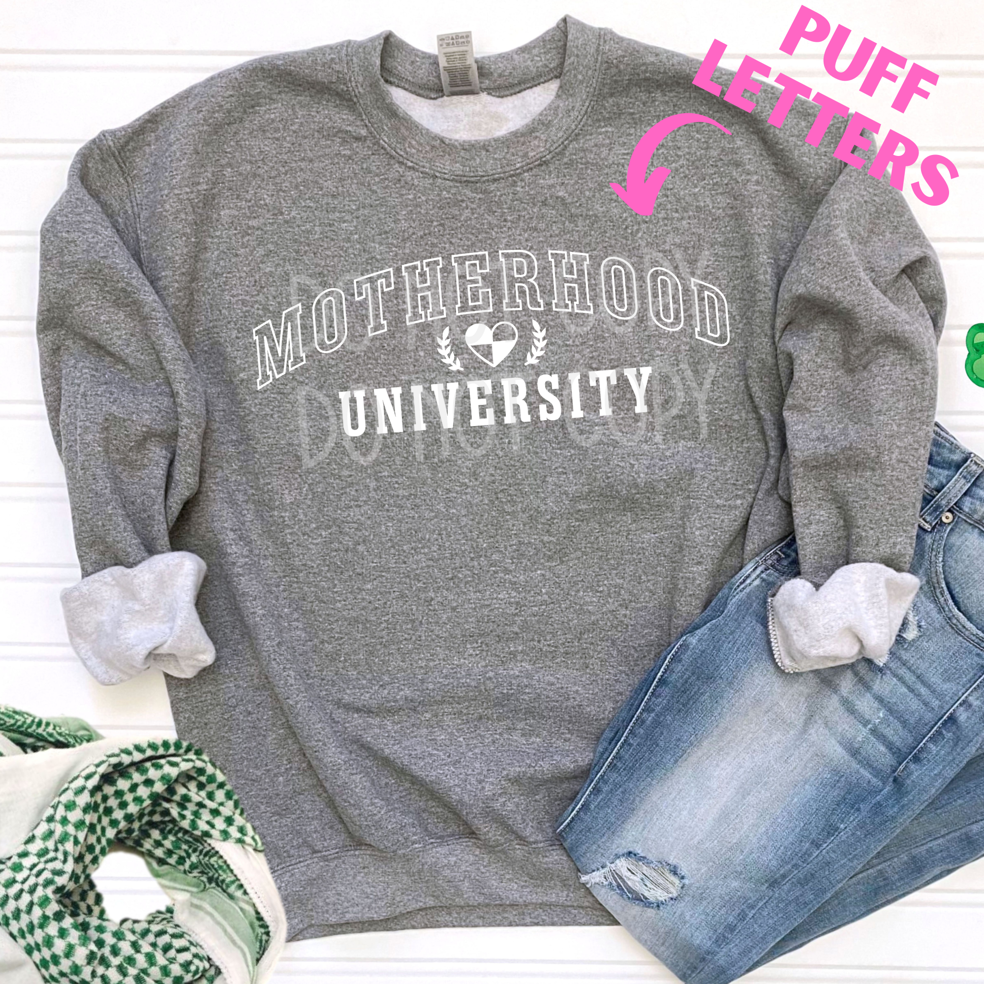 Motherhood University *PUFF* Screen Print Transfer