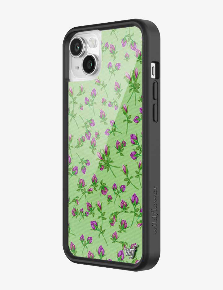 Posie Rosie Purple Floral iPhone Case with Protective Bumper - Image 30