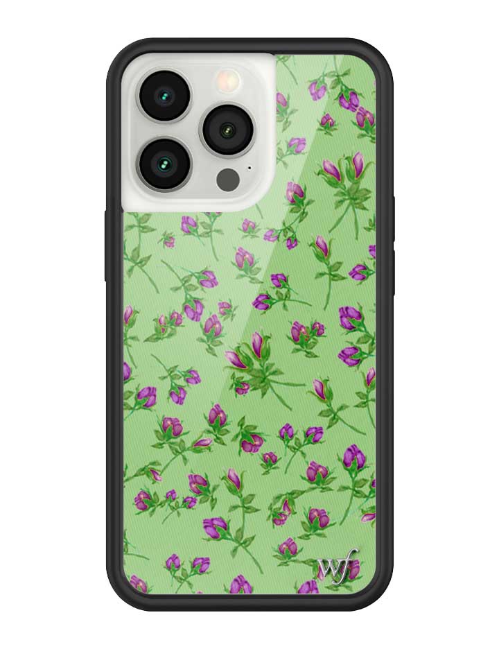 Posie Rosie Purple Floral iPhone Case with Protective Bumper - Image 27