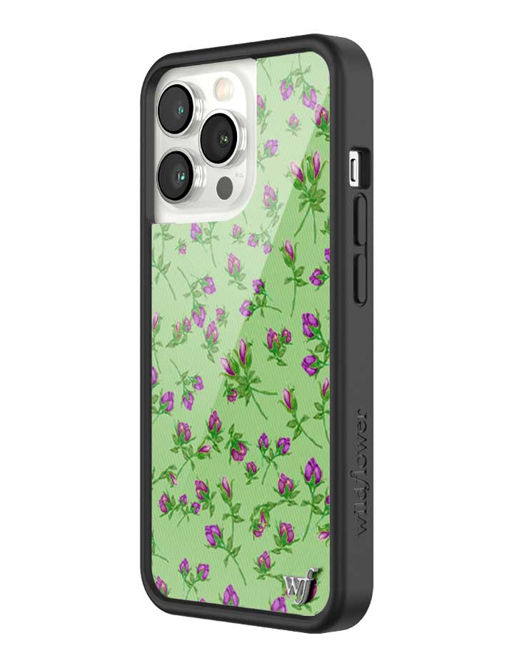 Posie Rosie Purple Floral iPhone Case with Protective Bumper - Image 28