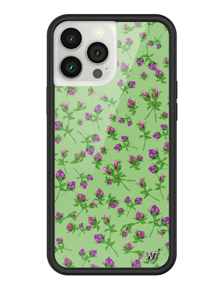 Posie Rosie Purple Floral iPhone Case with Protective Bumper - Image 25