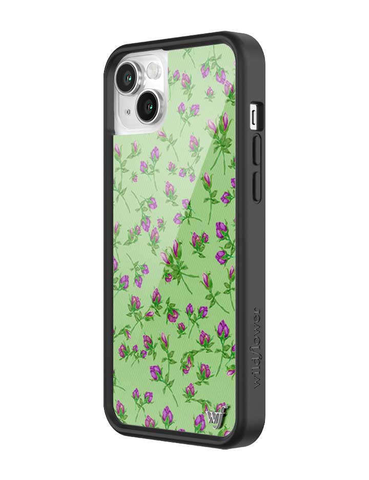 Posie Rosie Purple Floral iPhone Case with Protective Bumper - Image 24