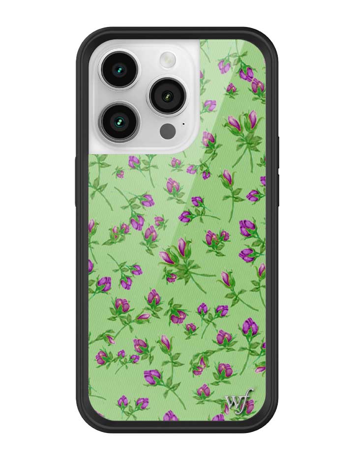 Posie Rosie Purple Floral iPhone Case with Protective Bumper - Image 21