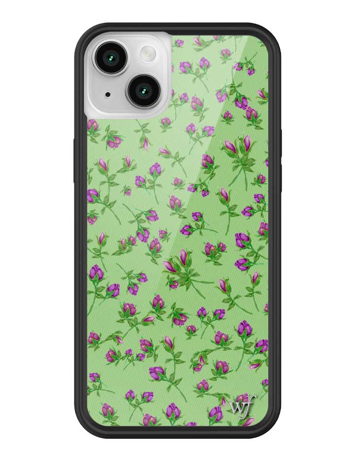 Posie Rosie Purple Floral iPhone Case with Protective Bumper - Image 19